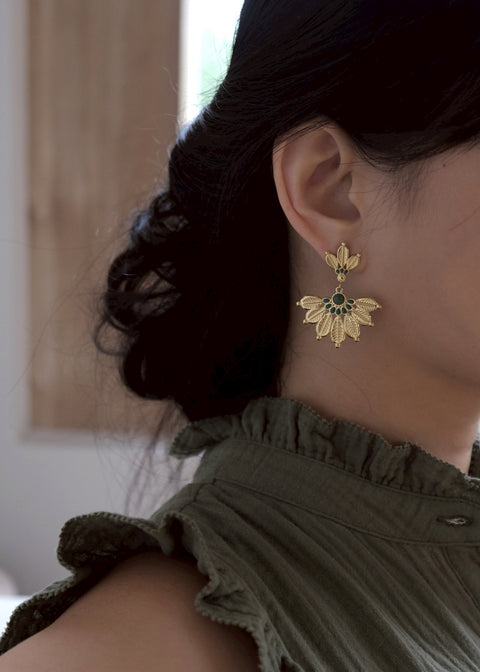 波希米亞羽毛【綠松石】