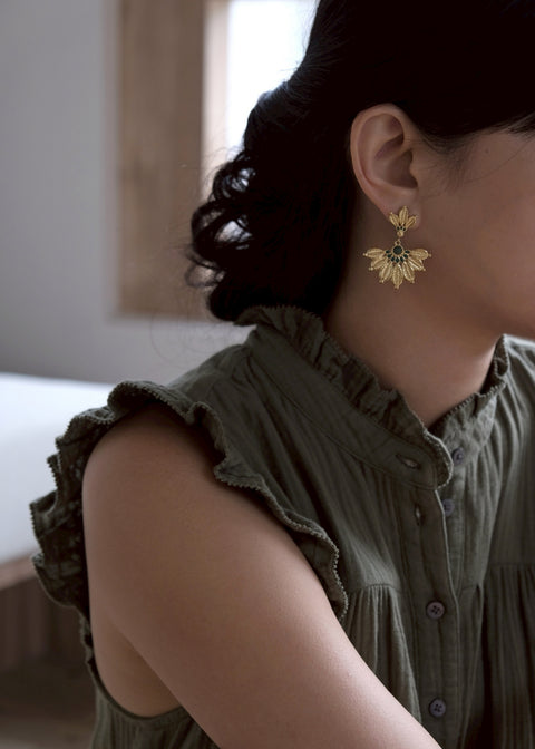 波希米亞羽毛【綠松石】