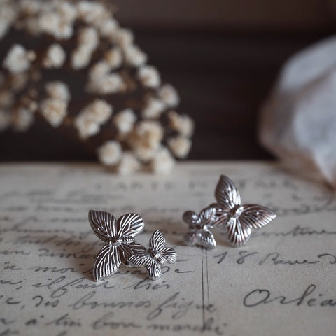 鈦鋼銀色翩翩舞蝶