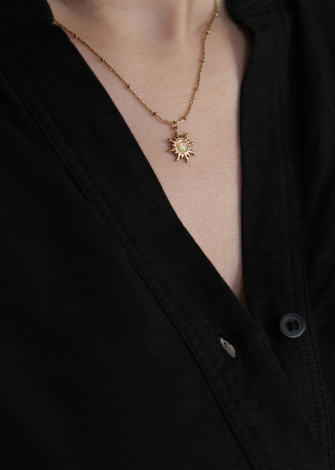 晨曦歐泊小太陽