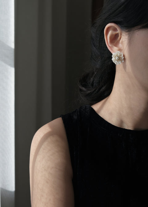 班納白色山茶花【氣質白】