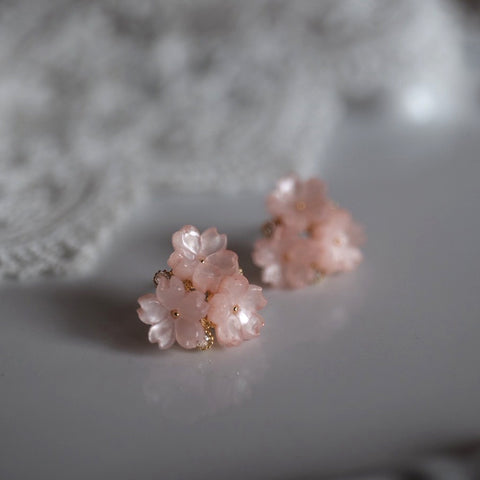 吉野粉紅櫻花叢