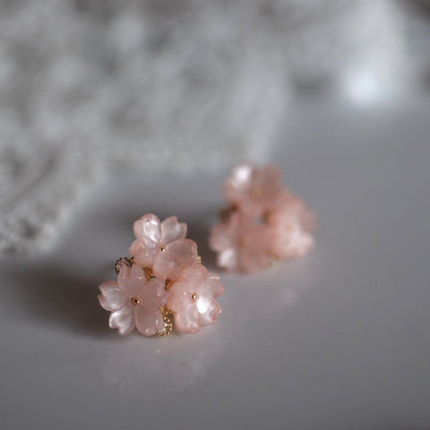 吉野粉紅櫻花叢