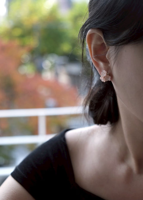 吉野粉紅櫻花叢