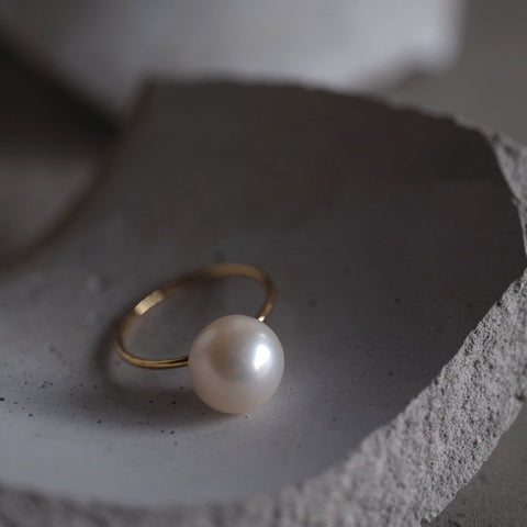 諾曼白珍珠戒指