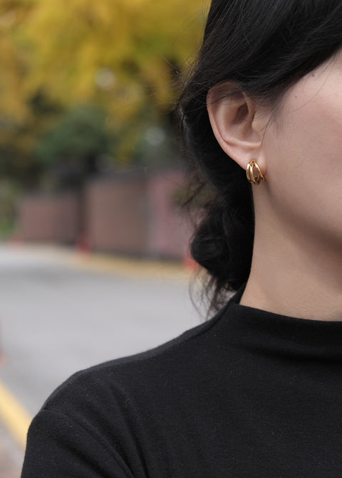 鈦鋼俐落金色三爪