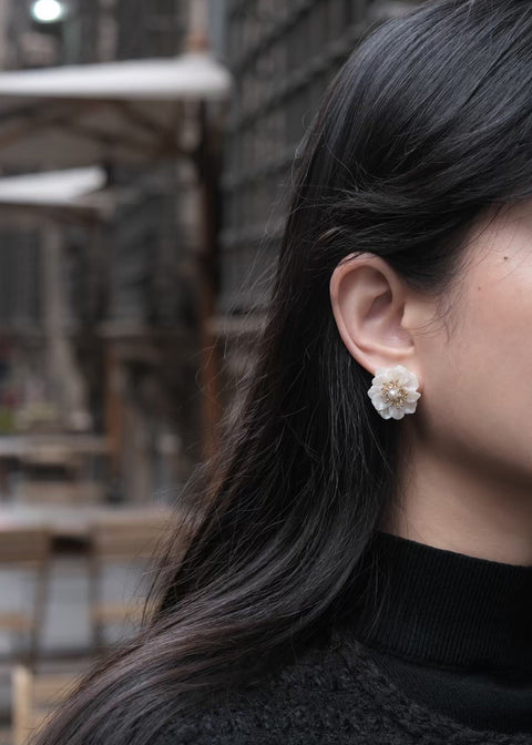 班納白色山茶花【氣質白】