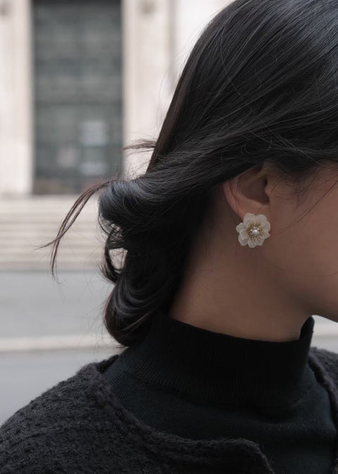 班納白色山茶花【氣質白】