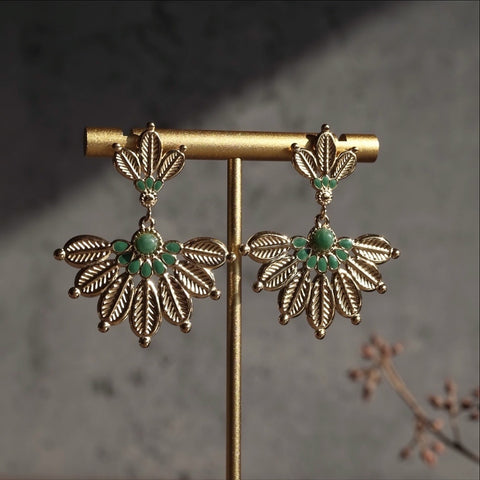 波希米亞羽毛【綠松石】