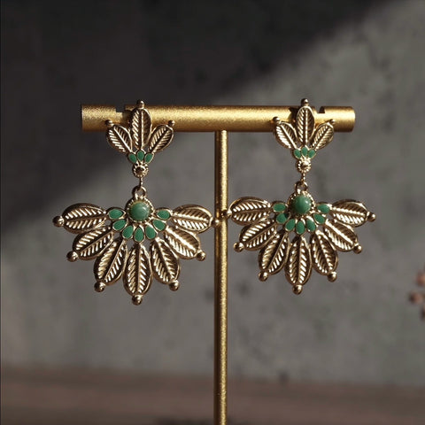 波希米亞羽毛【綠松石】