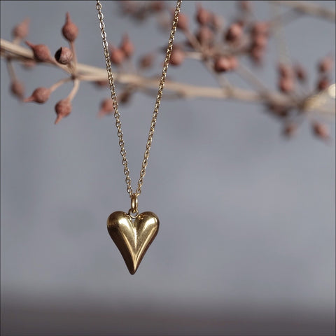 鈦鋼金色小桃心