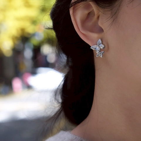 鈦鋼銀色翩翩舞蝶