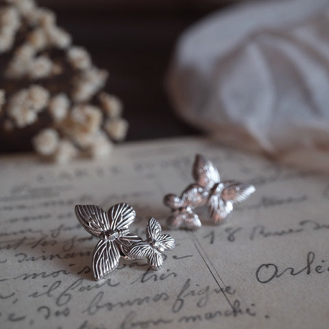 鈦鋼銀色翩翩舞蝶