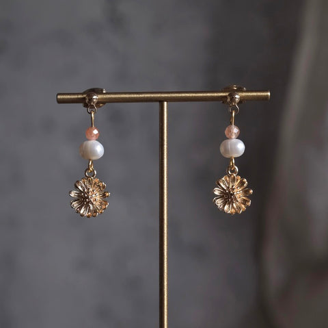 甜美蜜桃小雛菊